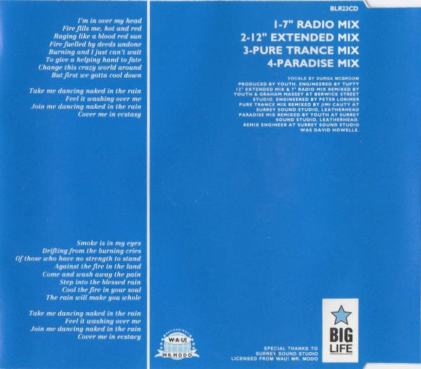 Blue Pearl : Naked In The Rain (CD, Single)