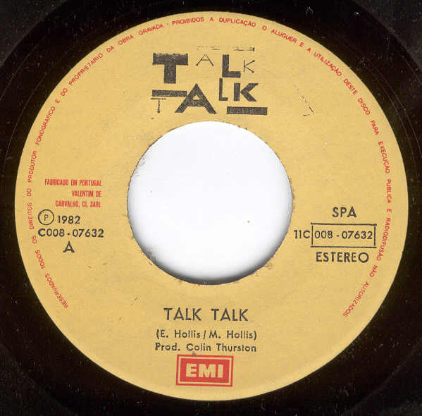 Talk Talk : Talk Talk (7", Single)