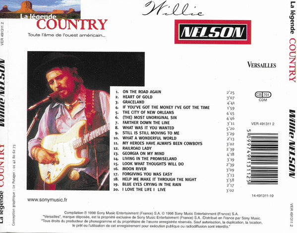 Willie Nelson : La Legende Country (CD, Comp)