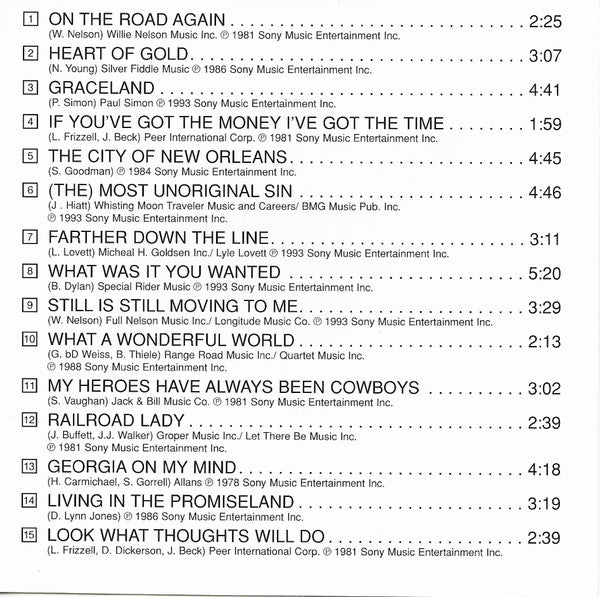 Willie Nelson : La Legende Country (CD, Comp)