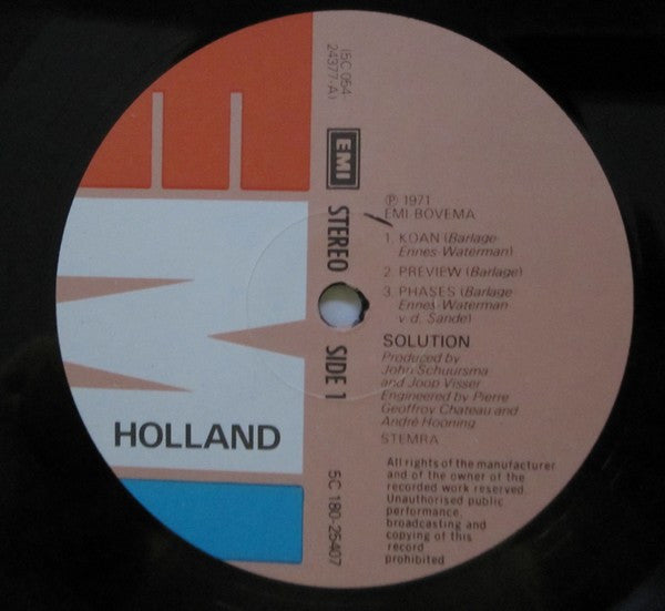 Solution (4) : Solution & Divergence (2xLP, Album, Comp)