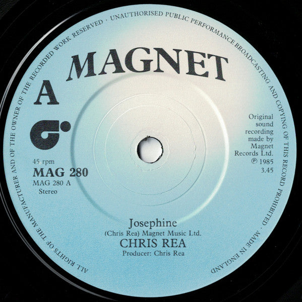 Chris Rea : Josephine (7", Single)