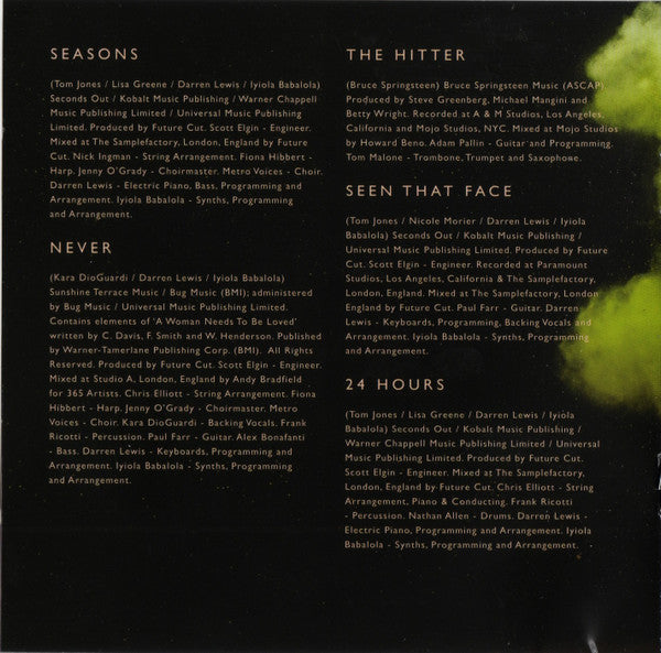 Tom Jones : 24 Hours (CD, Album)