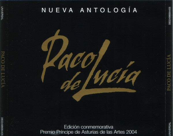 Paco De Lucía : Nueva Antología (2xCD, Comp, RE)