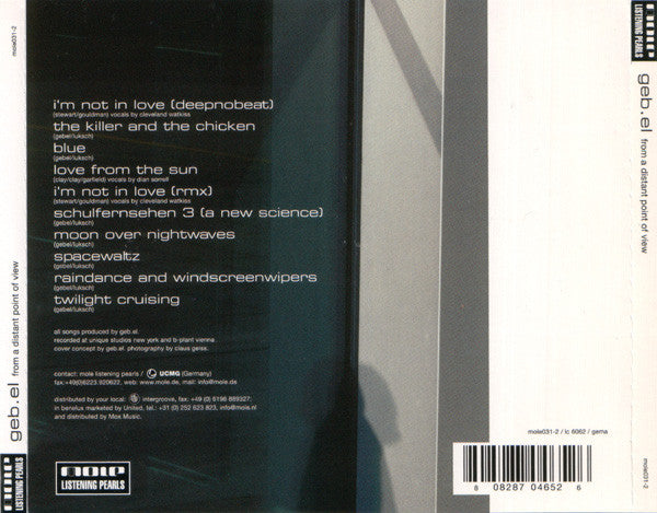 Geb.el : From A Distant Point Of View (CD, Album)