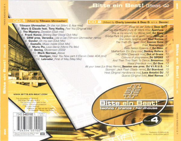 Various : Bitte Ein Beat! - Beat 4 (2xCD, Mixed)