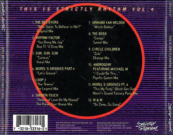 Various : This Is Strictly Rhythm - Volume 4 (CD, Comp)