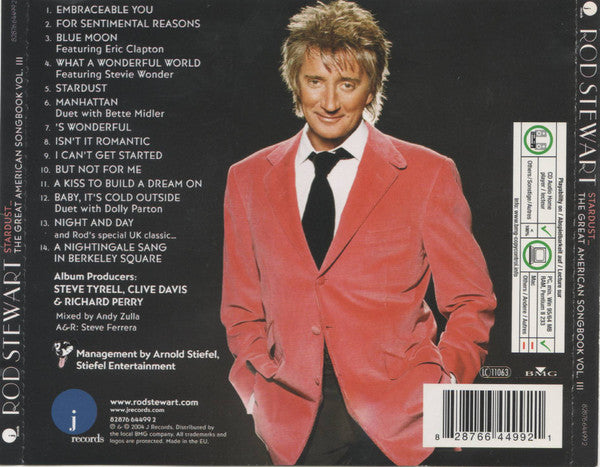 Rod Stewart : Stardust... The Great American Songbook Volume III (CD, Album, Copy Prot., Bla)