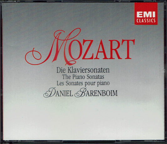 Wolfgang Amadeus Mozart, Daniel Barenboim : Die Klaviersonaten = The Piano Sonatas = Les Sonates Pour Piano (5xCD, Album, Comp)