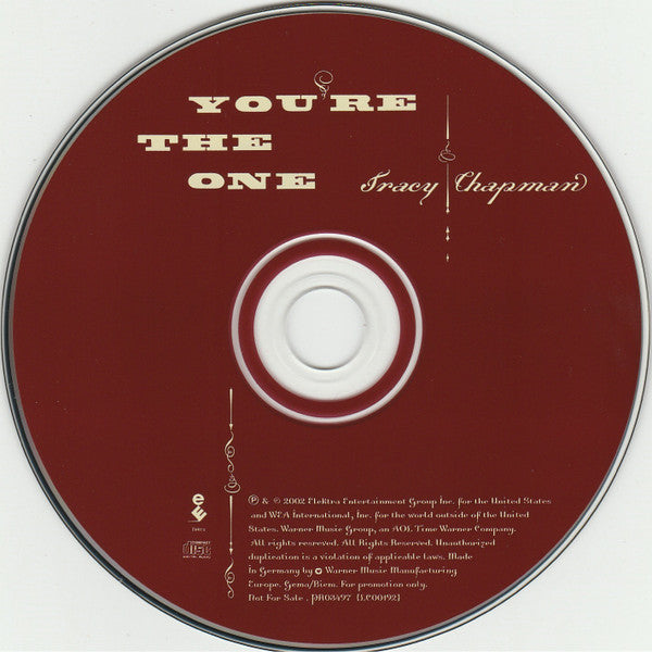 Tracy Chapman : You're The One (CD, Single, Promo)
