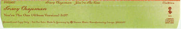Tracy Chapman : You're The One (CD, Single, Promo)