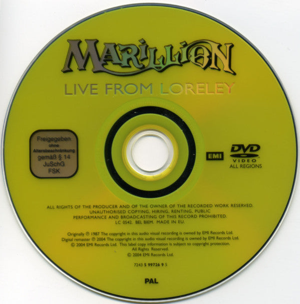 Marillion : Live From Loreley (DVD-V, PAL)