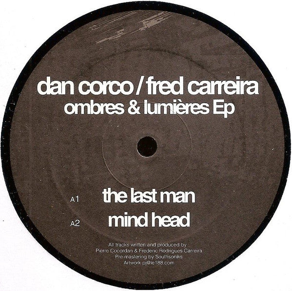 Dan Corco & Fred Carreira : Ombres & Lumières Ep (12", EP)