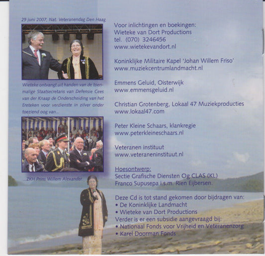 Wieteke van Dort met de Koninklijke Militaire Kapel "Johan Willem Friso" : From The Time You Say Goodbye (CD, Album)