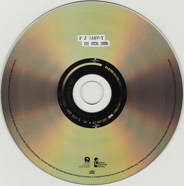 PJ Harvey : Uh Huh Her (CD, Album, Dig)