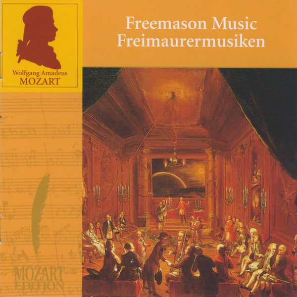 Wolfgang Amadeus Mozart : Freemason Music = Freimaurermusiken  (CD)
