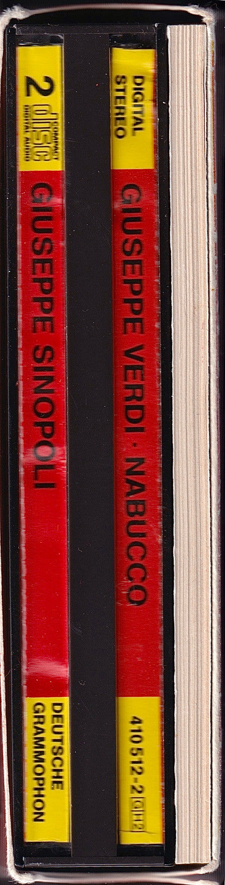 Giuseppe Verdi - Piero Cappuccilli, Placido Domingo, Evgeny Nesterenko, Ghena Dimitrova, Lucia Valentini Terrani, Chor der Deutschen Oper Berlin & Orchester Der Deutschen Oper Berlin, Giuseppe Sinopoli : Nabucco (2xCD, Album + Box)
