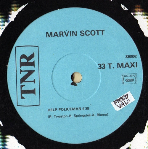 Marvin Scott : Help Policeman / I'll Never Fall In Love (12", Maxi)