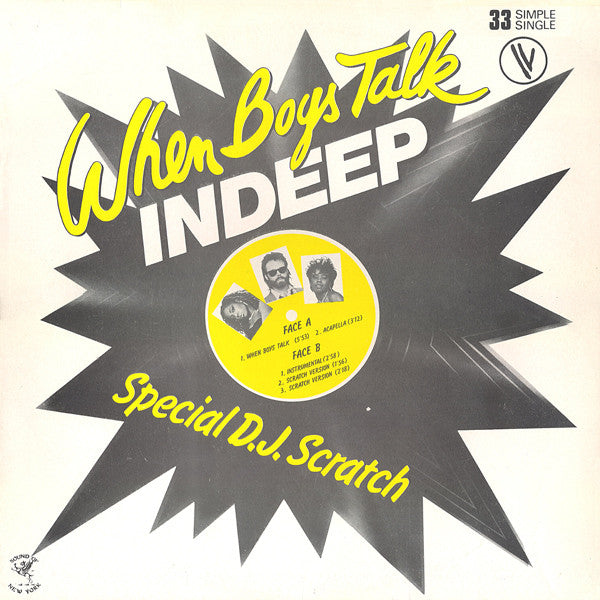 Indeep : When Boys Talk (12", Single, Ltd)