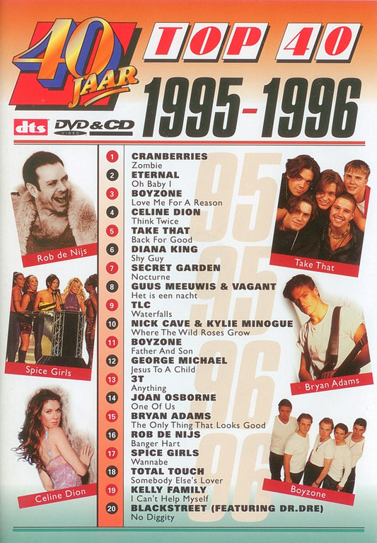 Various : 40 Jaar Top 40 - 1995-1996 (CD, Comp + DVD-V, Comp, PAL)