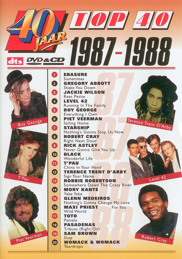 Various : 40 Jaar Top 40 - 1987-1988 (CD, Comp + DVD-V, Comp, PAL)