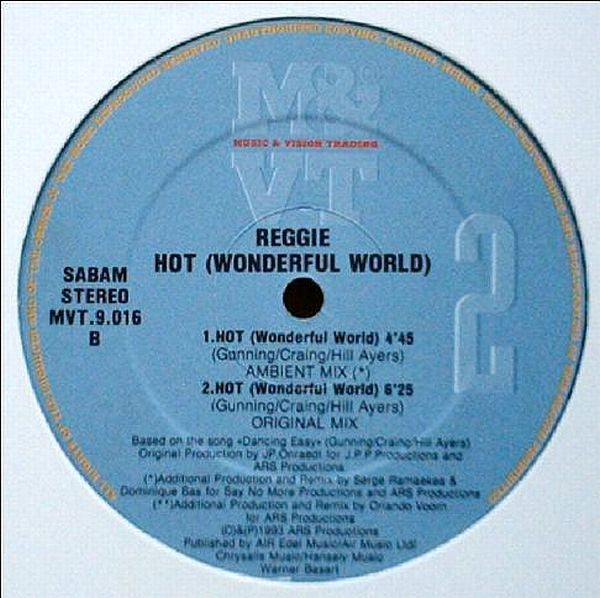 Reggie : Hot (Wonderful World) (12")
