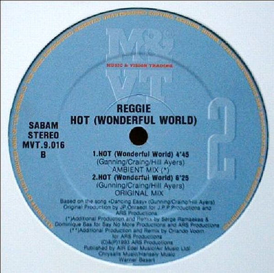 Reggie : Hot (Wonderful World) (12")