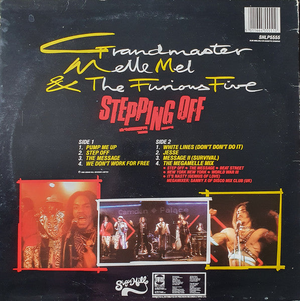 Grandmaster Melle Mel & The Furious Five : Stepping Off (LP, Comp)