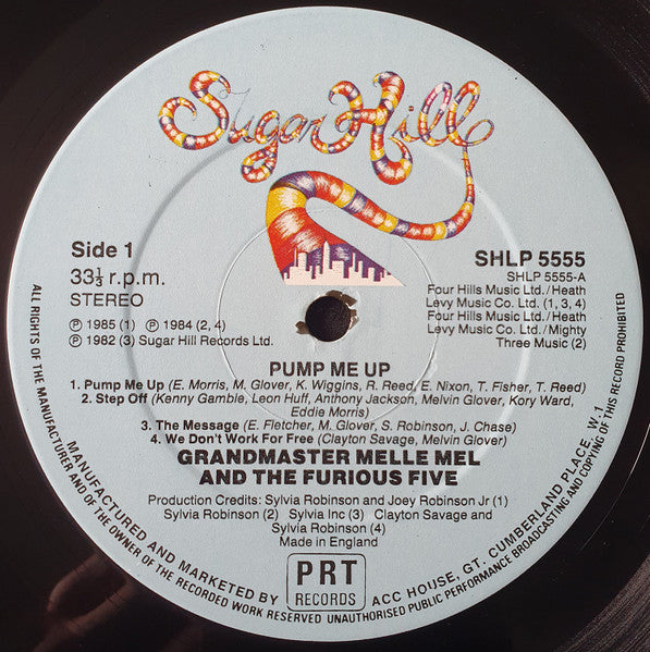 Grandmaster Melle Mel & The Furious Five : Stepping Off (LP, Comp)