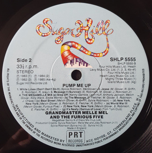 Grandmaster Melle Mel & The Furious Five : Stepping Off (LP, Comp)