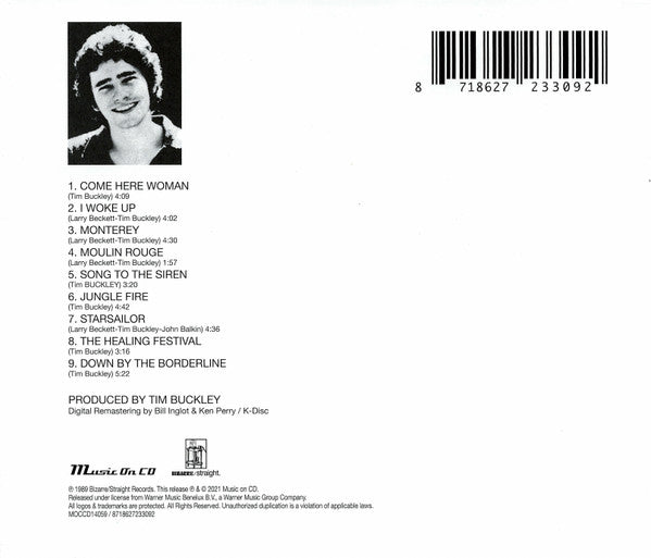 Tim Buckley : Starsailor (CD, Album, RE)
