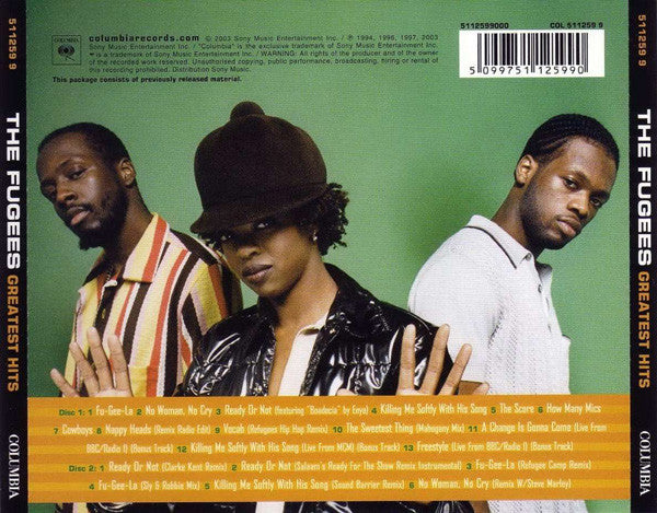 Fugees : Greatest Hits (2xCD, Comp, Ltd)