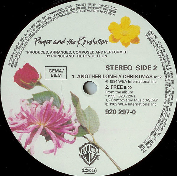 Prince And The Revolution : I Would Die 4 U (12", Single)