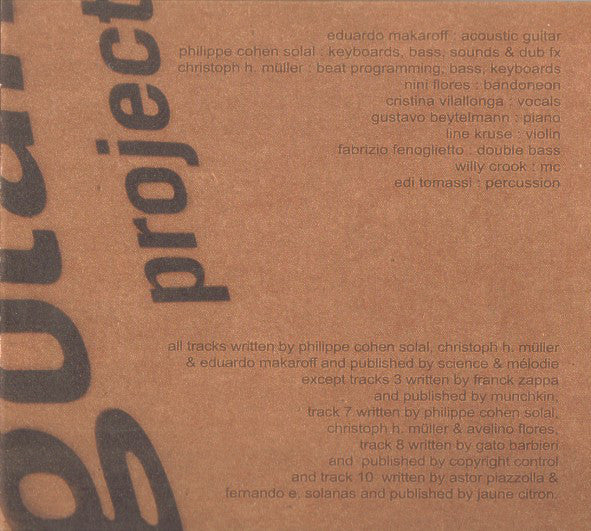 Gotan Project : La Revancha Del Tango (CD, Album)