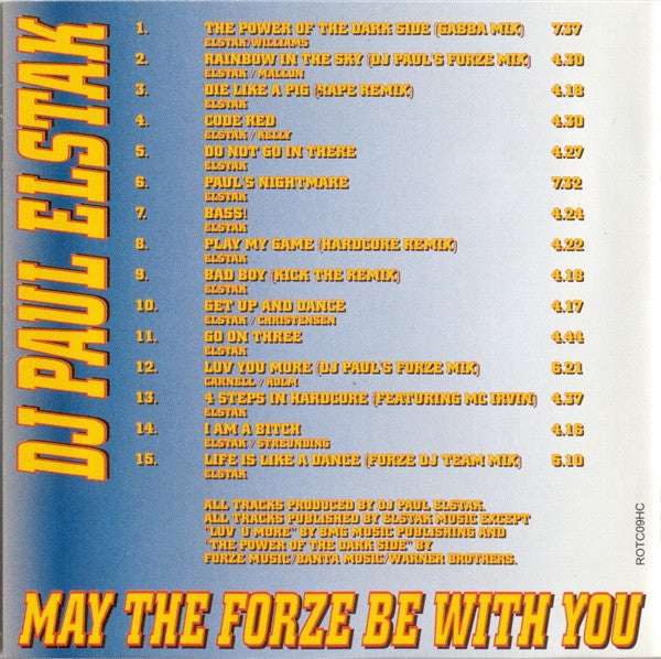 DJ Paul Elstak* : May The Forze Be With You (Hardcore Edition) (CD, Album)