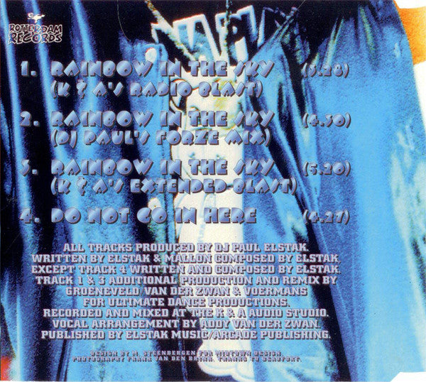 Paul Elstak : Rainbow In The Sky (CD, Maxi)
