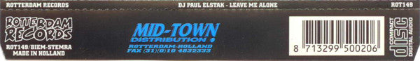 Paul Elstak : Don't Leave Me Alone (CD, Maxi)