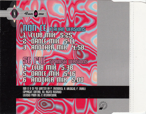 Fun 4 Me : Non Ce / Se Fue (CD, Maxi)
