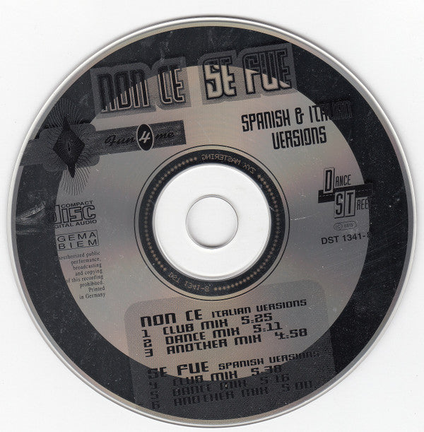 Fun 4 Me : Non Ce / Se Fue (CD, Maxi)