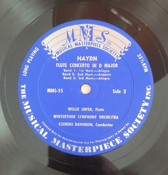 Haydn*, Orchestra Of The Vienna State Opera*, Winterthur Symphony Orchestra : Trompet - Concert / Fluit - Concert (10", Mono)
