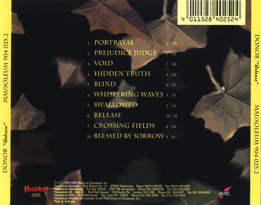 Donor (2) : Release (CD, Album)
