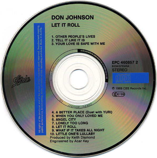 Don Johnson : Let It Roll (CD, Album)