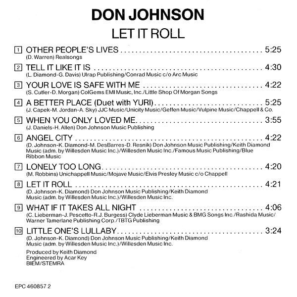 Don Johnson : Let It Roll (CD, Album)