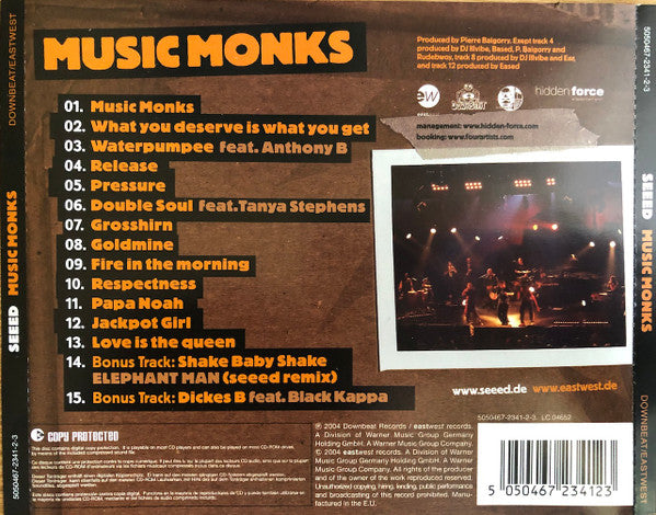 Seeed : Music Monks (CD, Album, Copy Prot.)