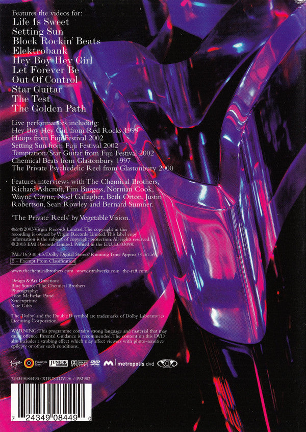 The Chemical Brothers : Singles 93 – 03 (DVD-V, Comp, PAL)