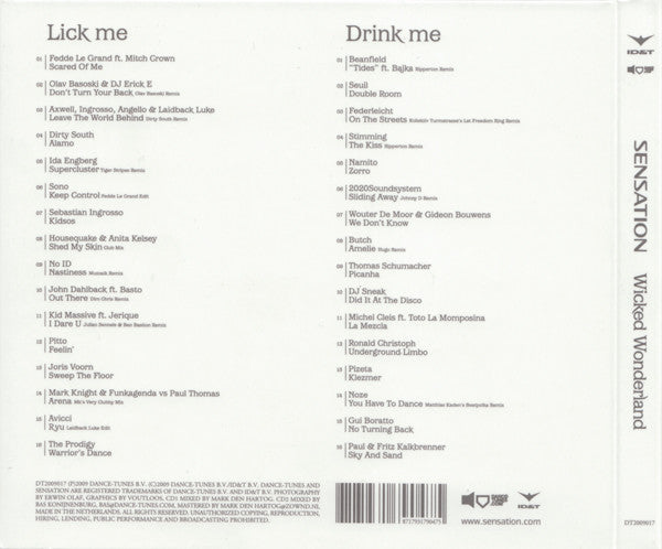 Various : Sensation - Wicked Wonderland (2xCD, Comp, Mixed)
