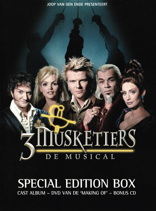 Various : 3 Musketiers - De Musical (2xCD, Album + DVD, PAL)