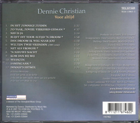 Dennie Christian : Voor Altijd  (CD, Album)