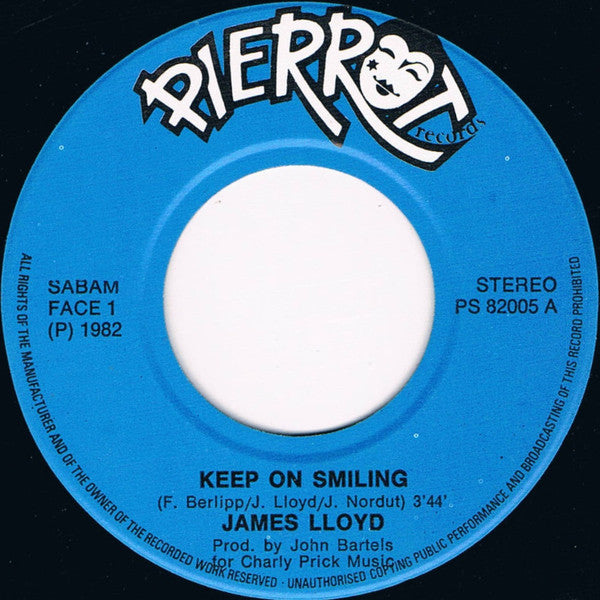 James Lloyd : Keep On Smiling (7", Single)