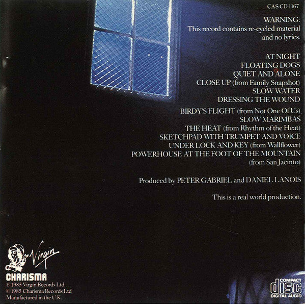 Peter Gabriel : Birdy (Music From The Film By) (CD, Album)